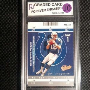 Peyton Manning 2004 Fleer Authentix #54